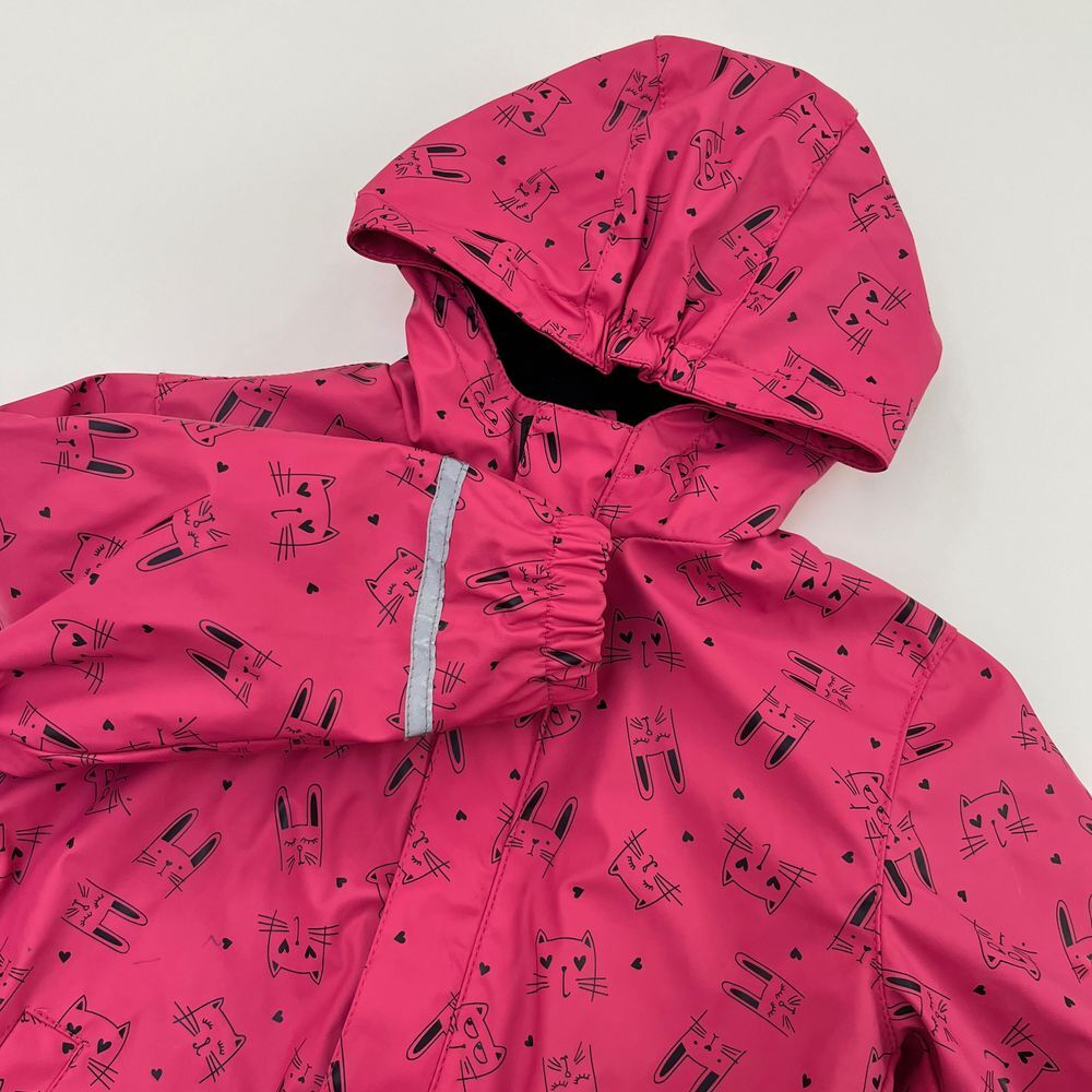 Kiki & Koko Children 3-5 Yr Pink Rain Jacket Coat, Kiki & Koko Bunny & Kitty 403